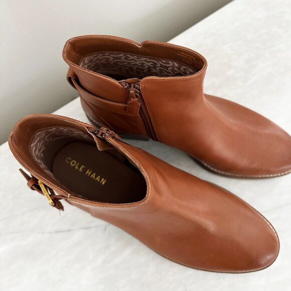 NWOT Cole Haan Silvana Buckle Booties - Picture 9 of 10